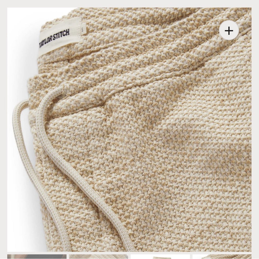 Taylor Stitch Beige Knit Pants